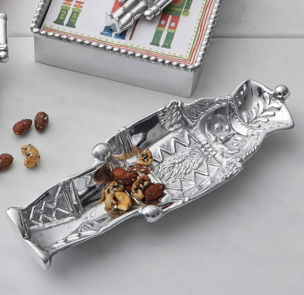 Nutcracker Holiday Nut Dish Set
