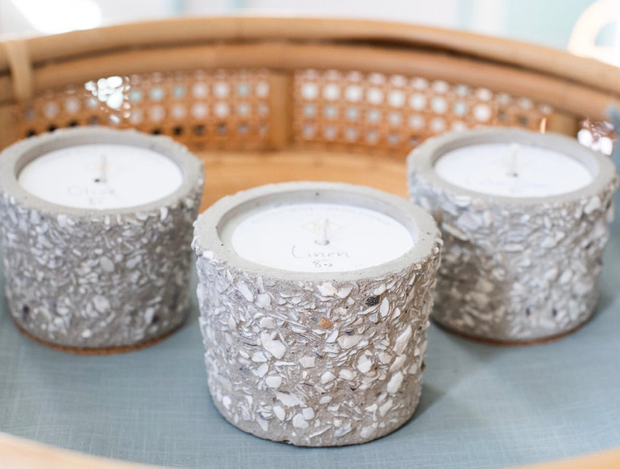 Lowcountry Tabby Concrete Candle - Thumbnail 2