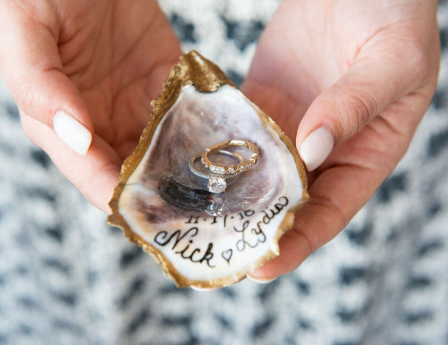 The World is Your Oyster Ring Dish