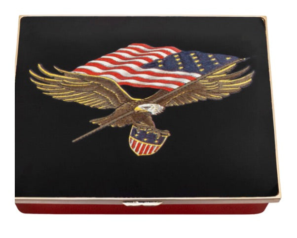 The Star-Spangled Banner Enamel Box