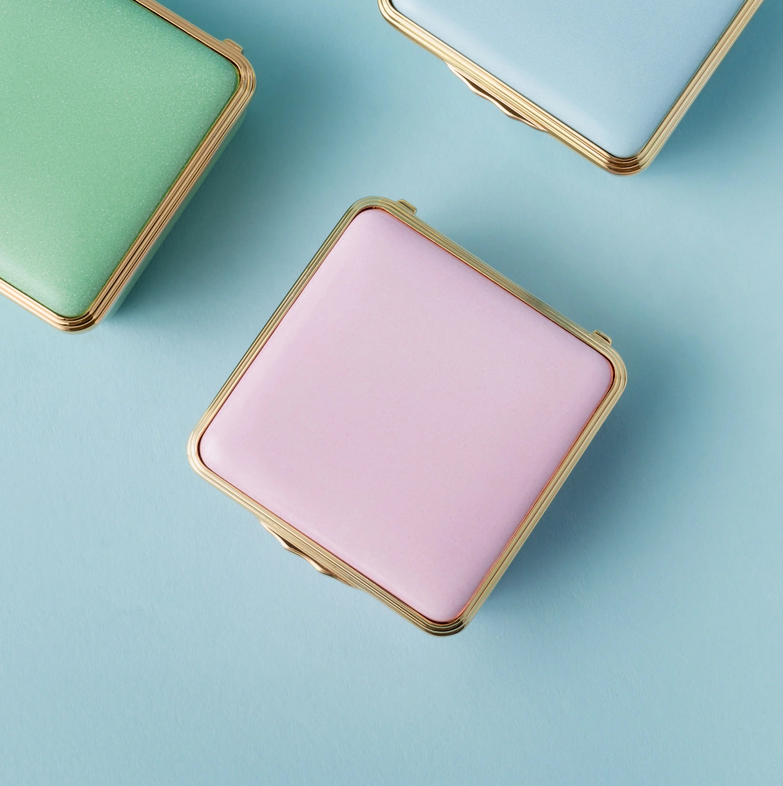 Blank Canvas Pink Enamel Box