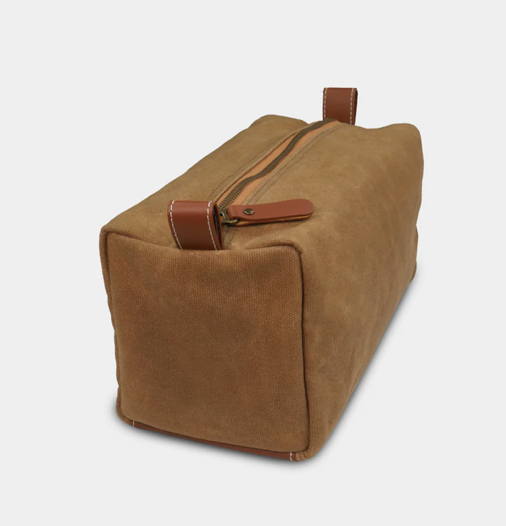 USA Waxed Canvas Dopp Kit