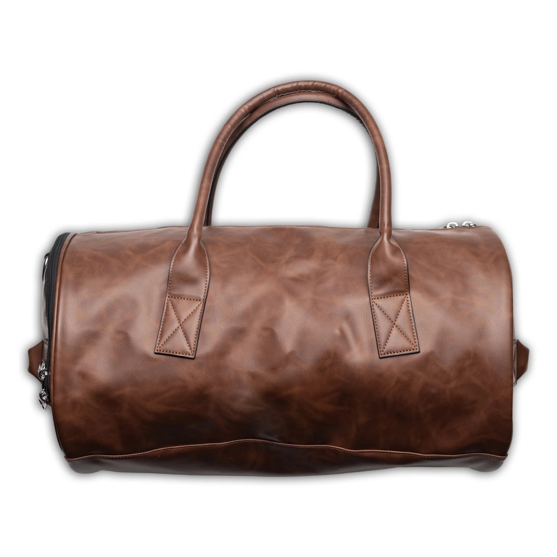 The Weekender – Leather Duffle & Luggage Tag Set