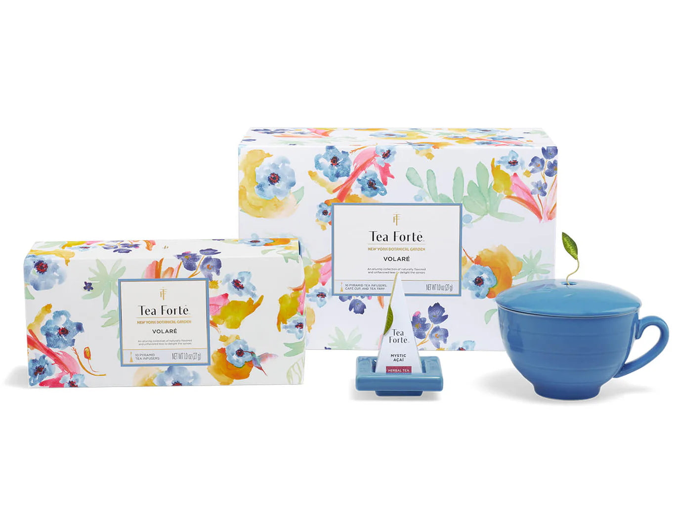 Tea Ritual & Chocolate Indulgence Set – Blue Floral Edition
