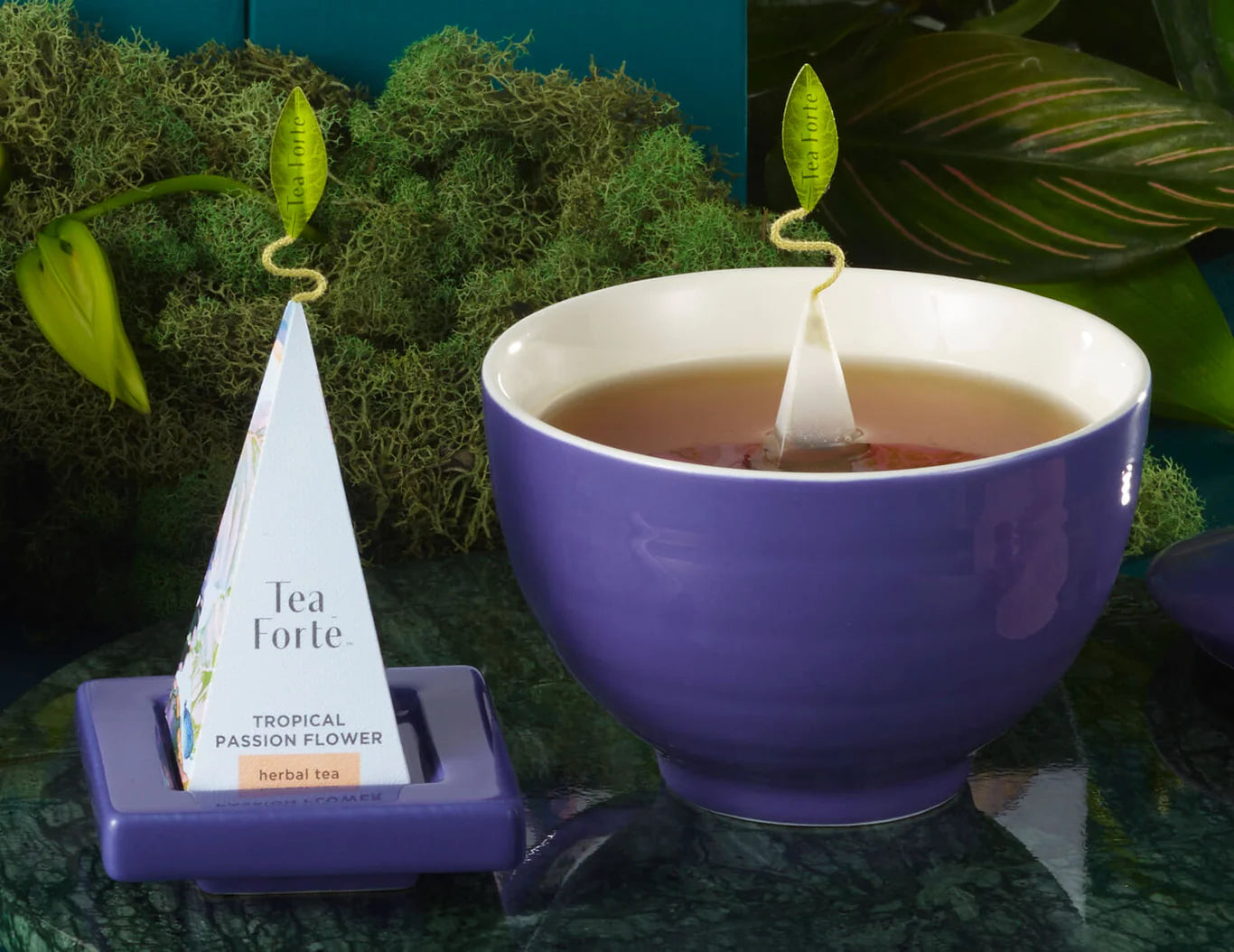 Tea Ritual & Chocolate Indulgence Set – Purple Floral Edition