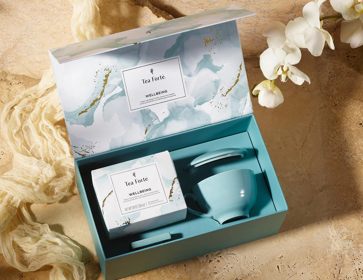 Tea Ritual Box Tea Ritual & Chocolate Indulgence Set – Teal Edition – The Lydia Line