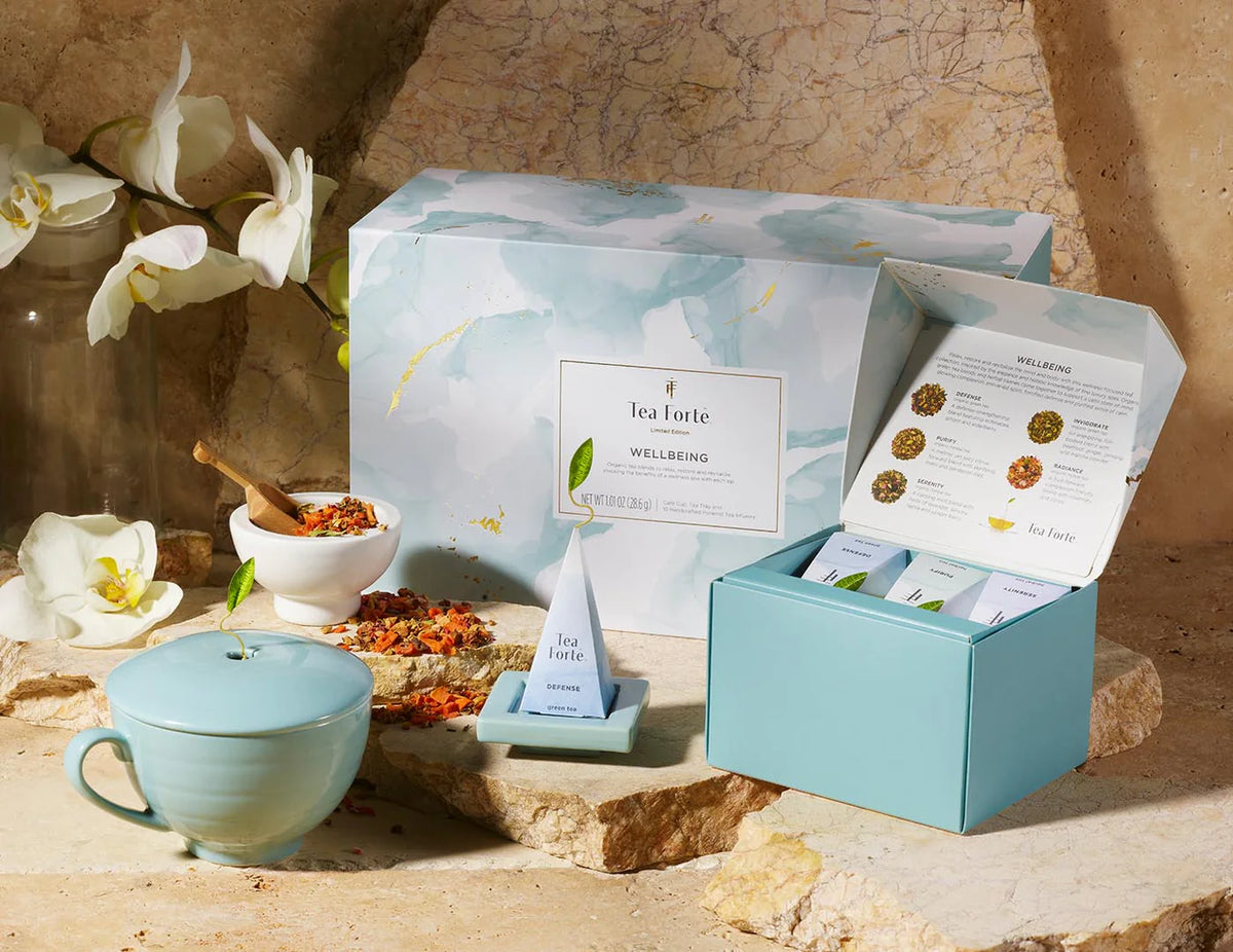Tea Ritual Set Tea Ritual & Chocolate Indulgence Set – Teal Edition – The Lydia Line