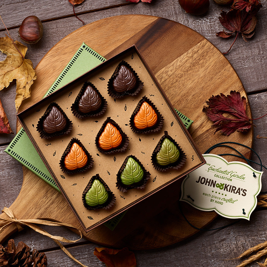 John & Kira’s Chocolate Autumn Leaves Trio
