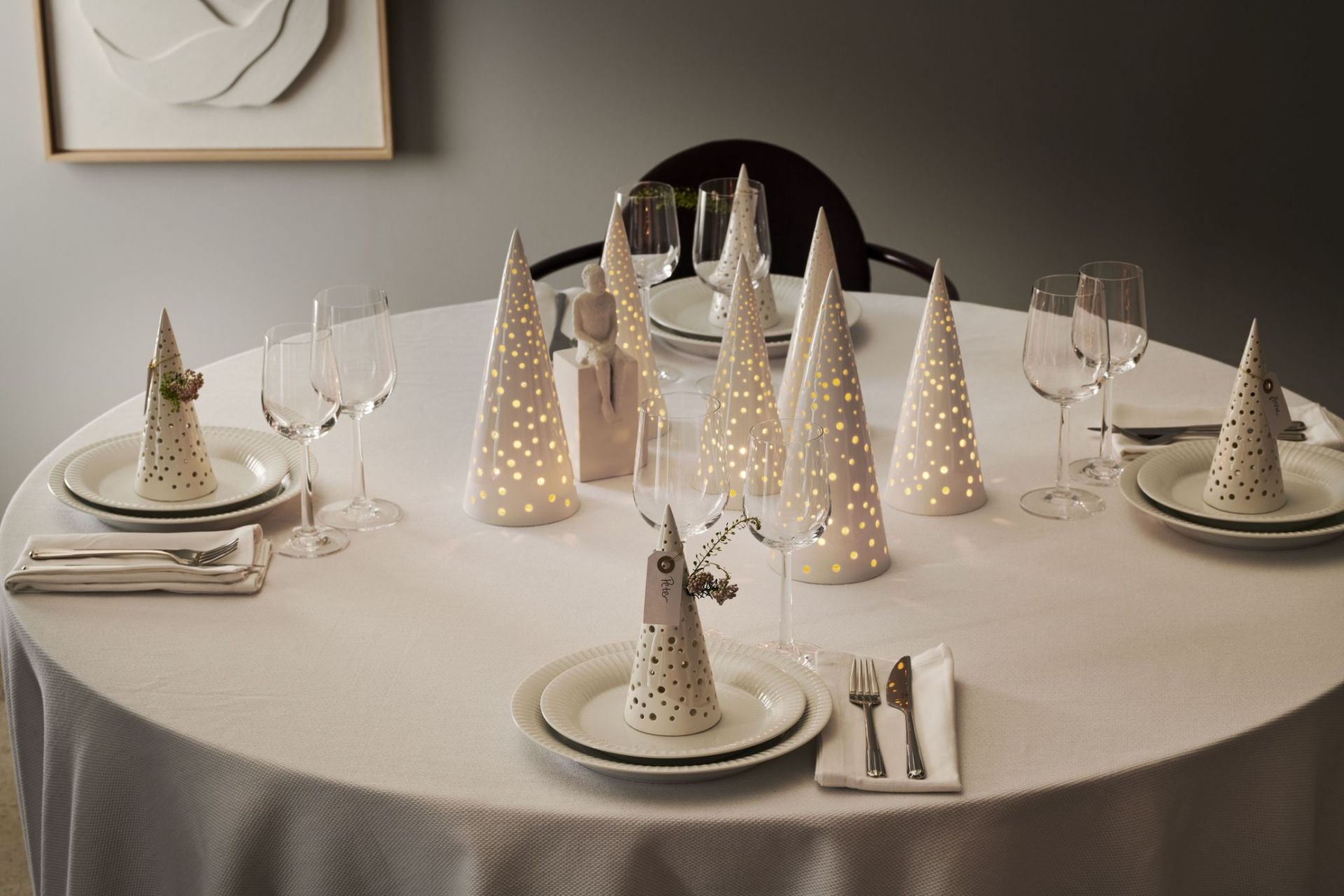 Nobili Tealight Holder Snow White