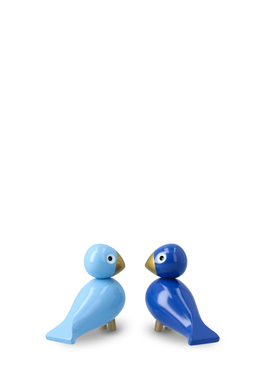 Kay Bojesen Winter Birds Liliput Blue/Light Blue Set