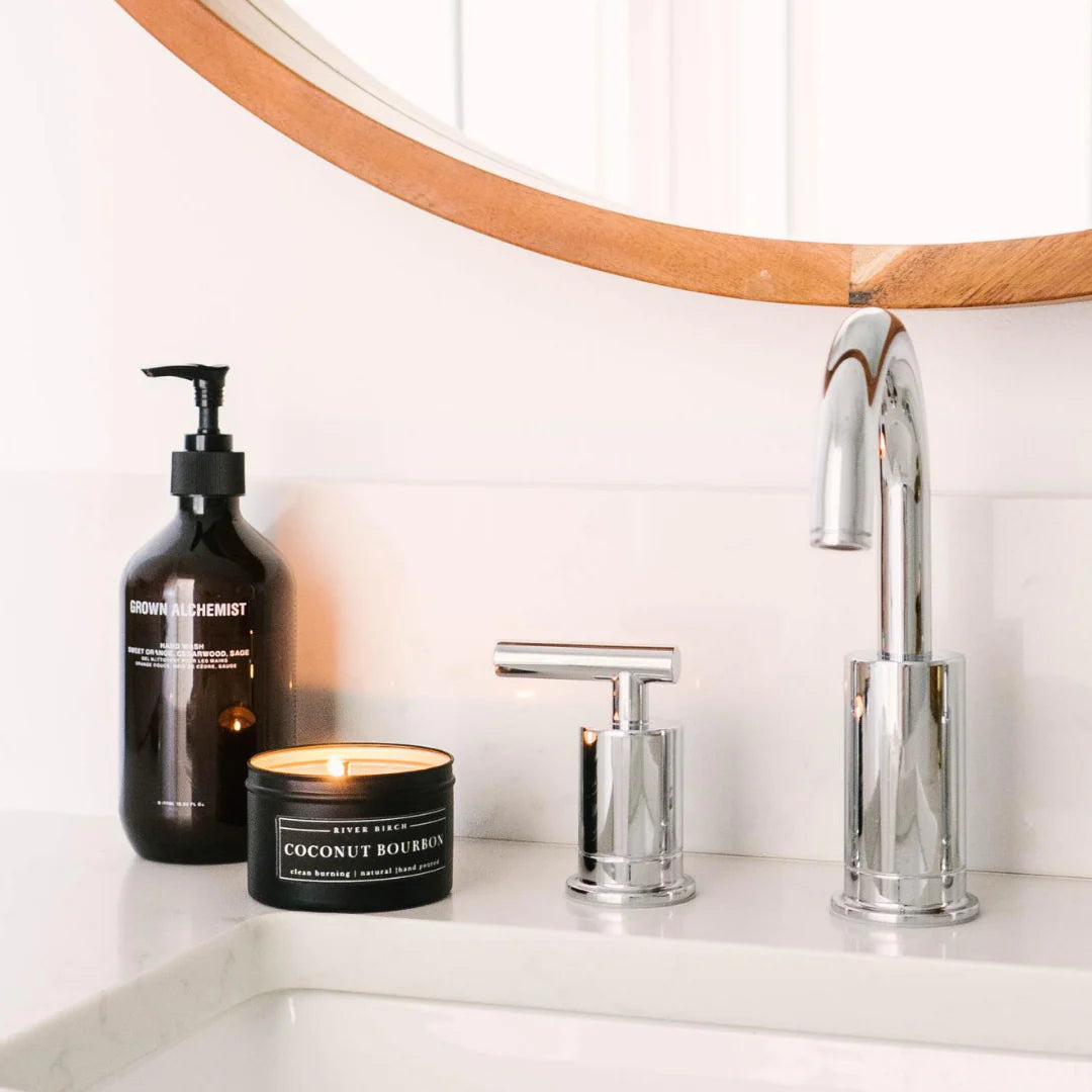 8 oz Holiday Soy Candle in Black Tin