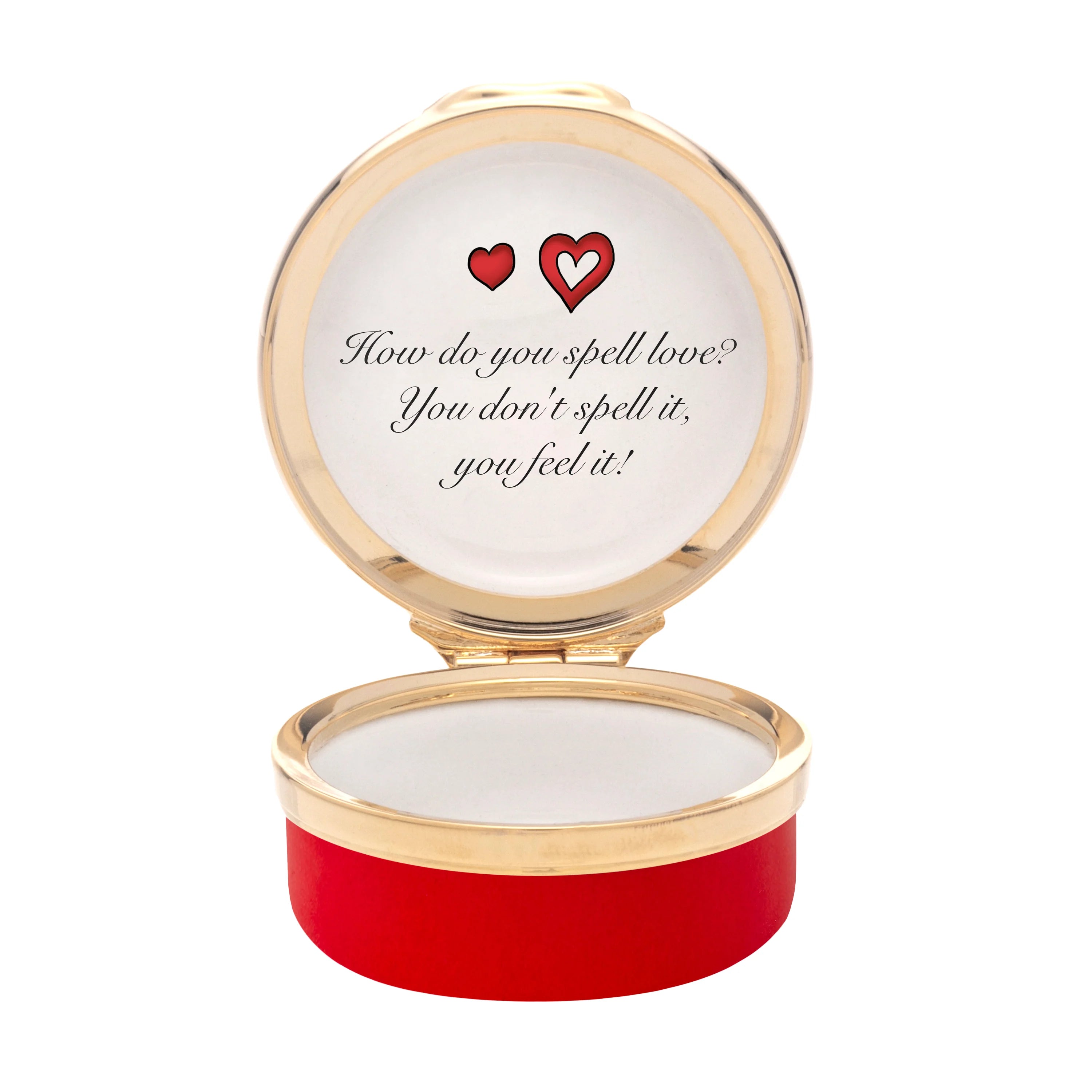 How do you spell Love? Enamel Box