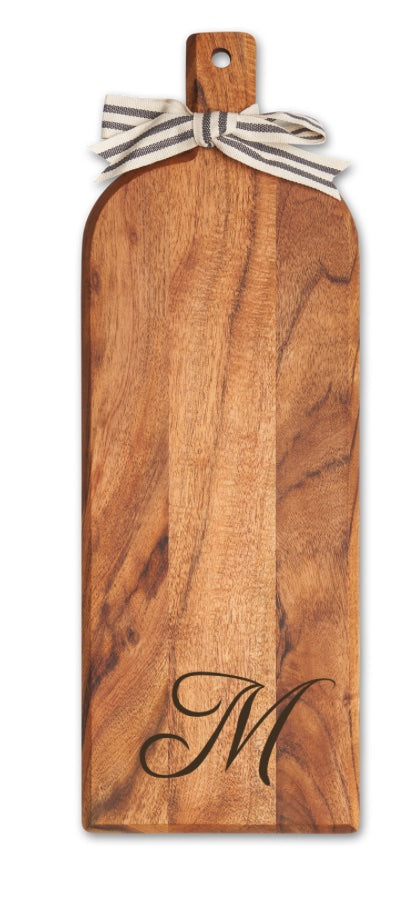 20 x 7" Acacia Bevel Board with Handle