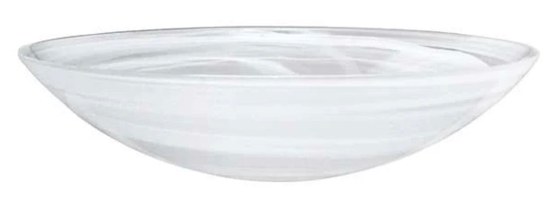 Alabaster White Serving Bowl - Thumbnail 3