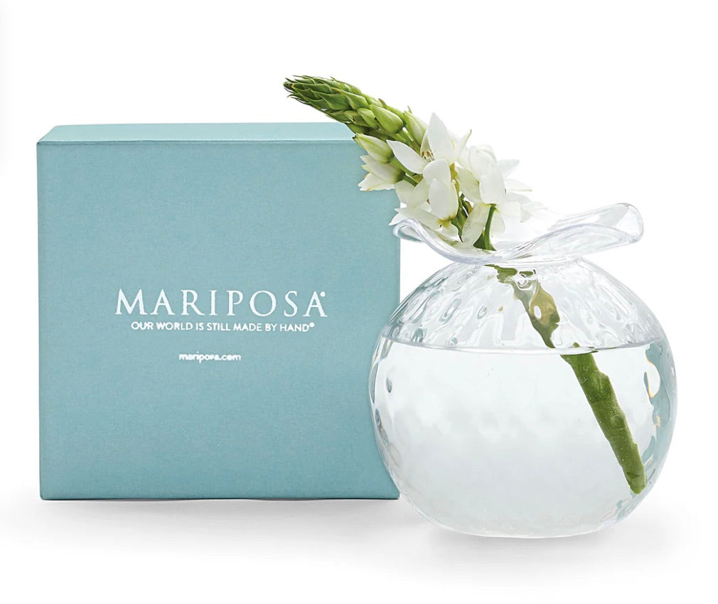 Clear Pineapple Texture Bud Vase - Thumbnail 3