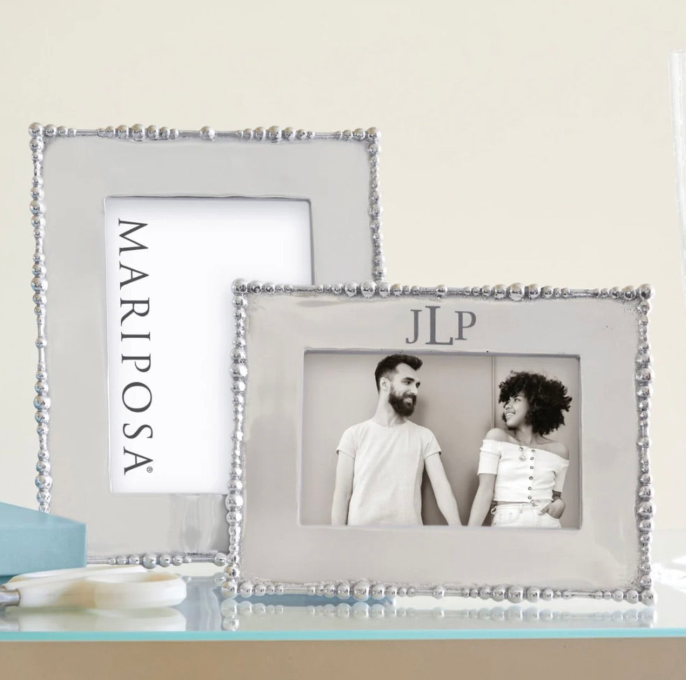 Pearl Drop Engravable Frame