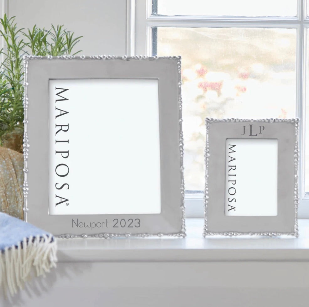 Pearl Drop Engravable Frame