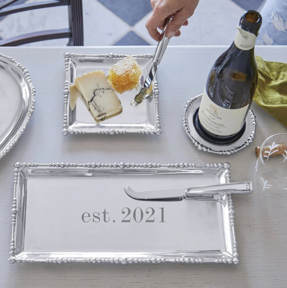 Pearl Drop Square Plate - Thumbnail 4