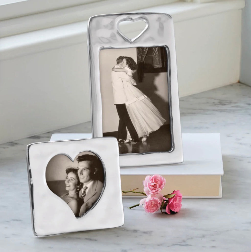 Mariposa Small Square Open Heart Frame