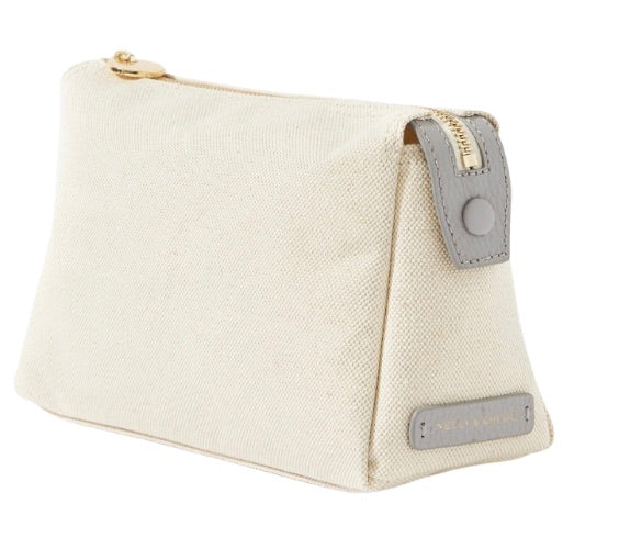 No 30 Small Canvas Pouch Pebble