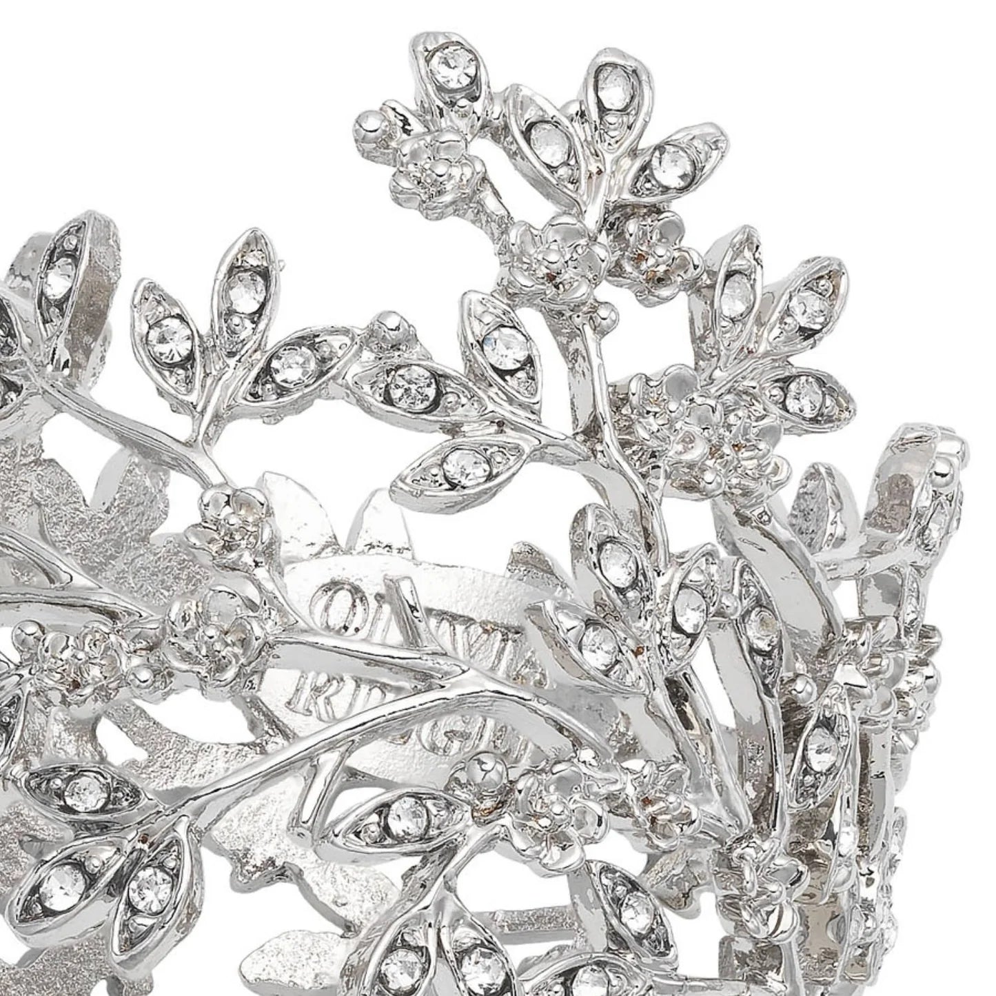 Silver Isadora Napkin Rings (Set of 4)