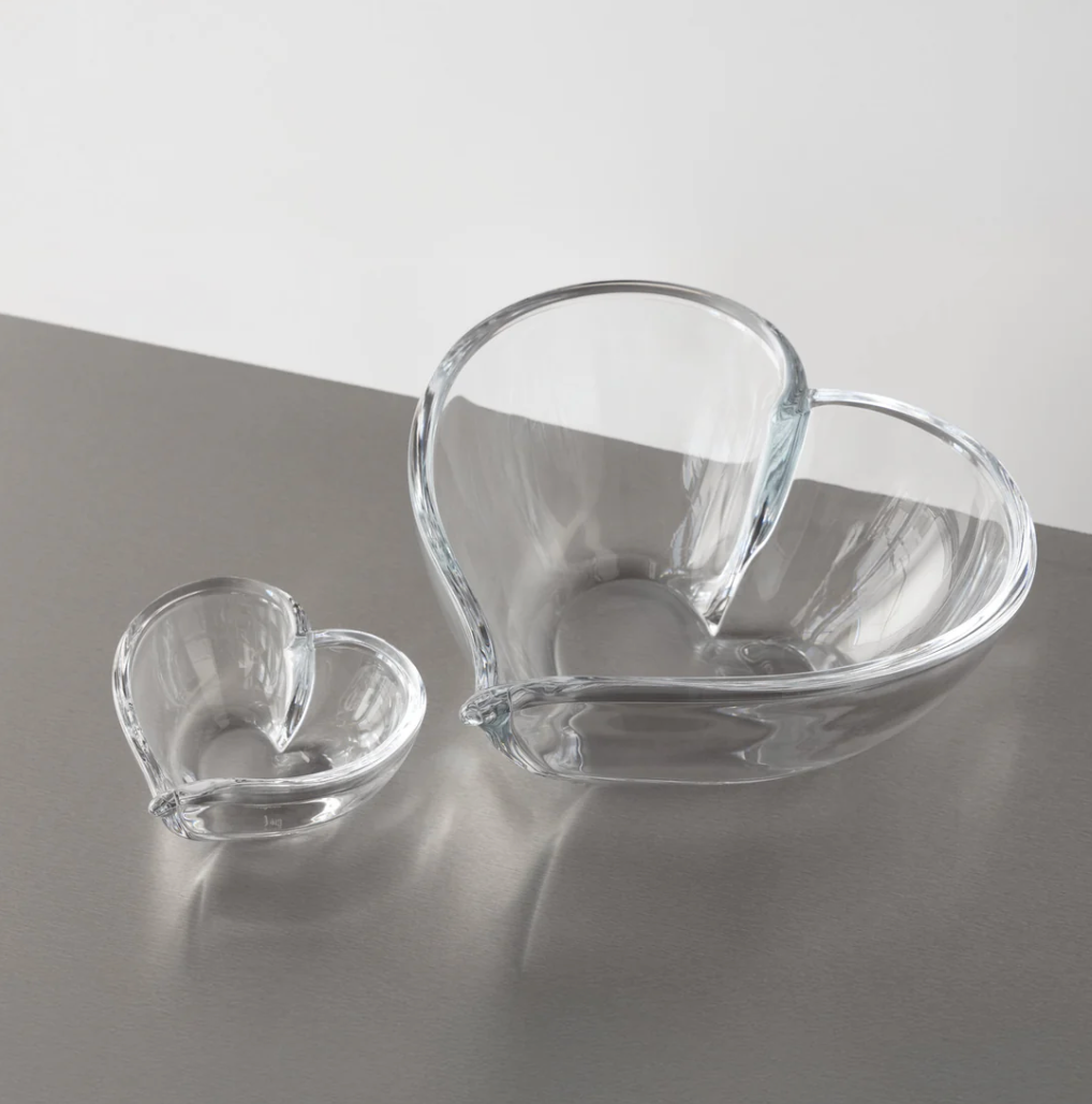 Glass Heart Bowl