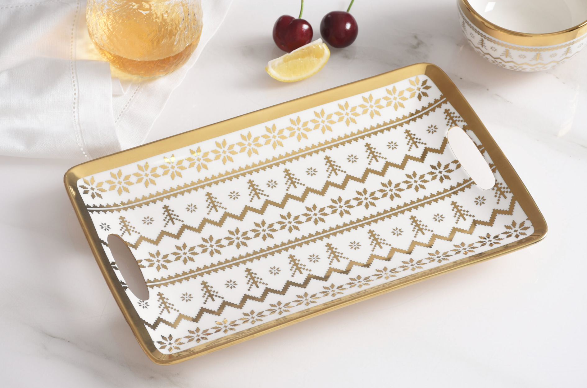 Pampa Bay Holiday Small Tray