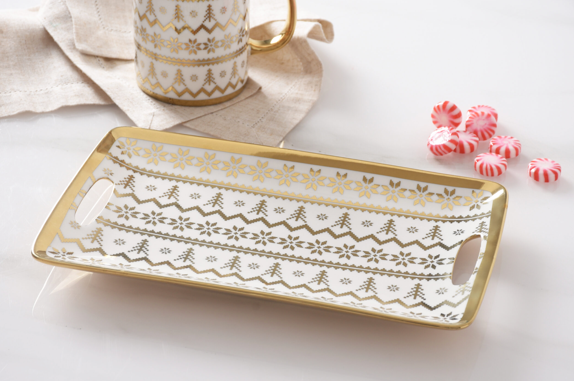 Pampa Bay Holiday Small Tray