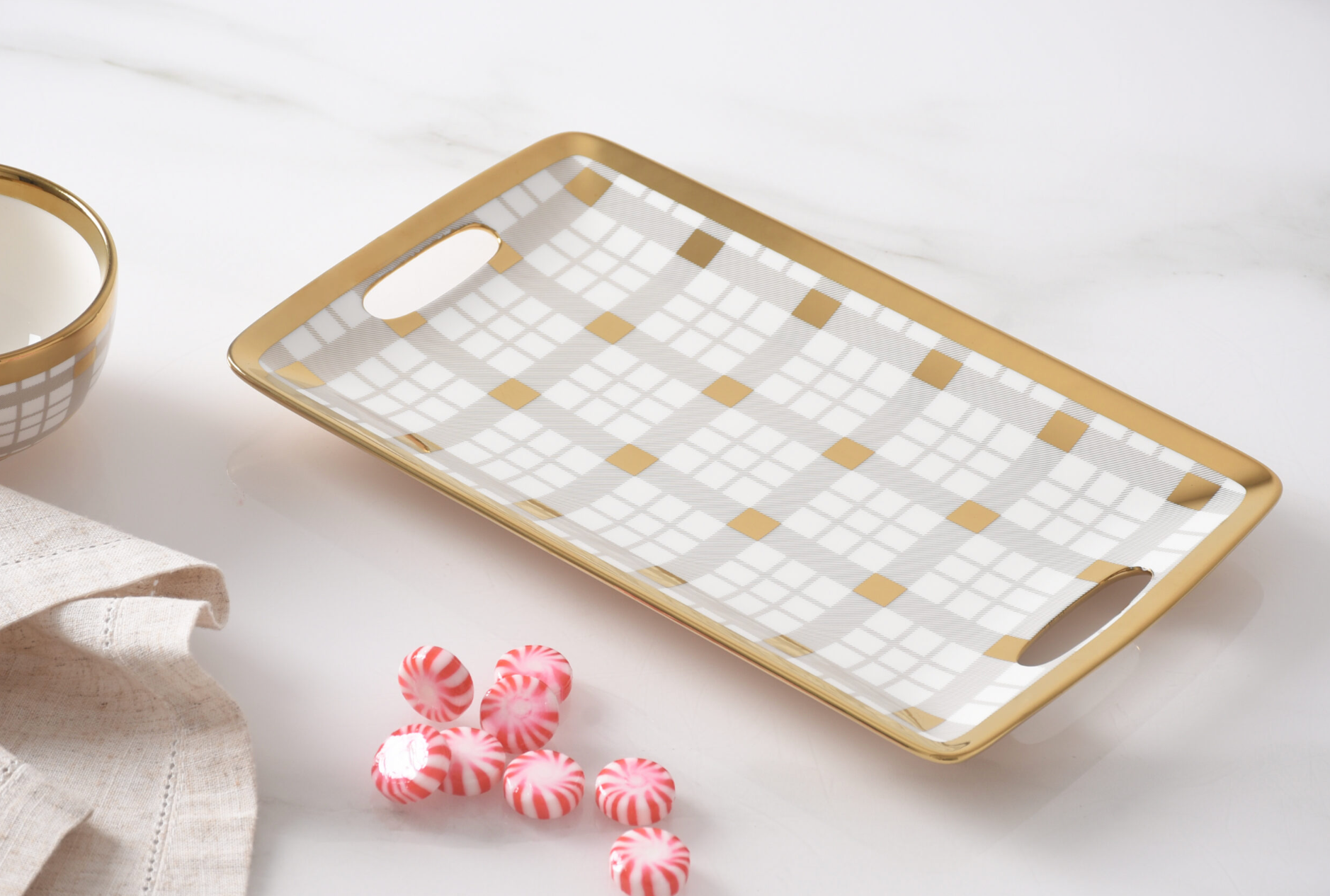 Pampa Bay Holiday Small Tray