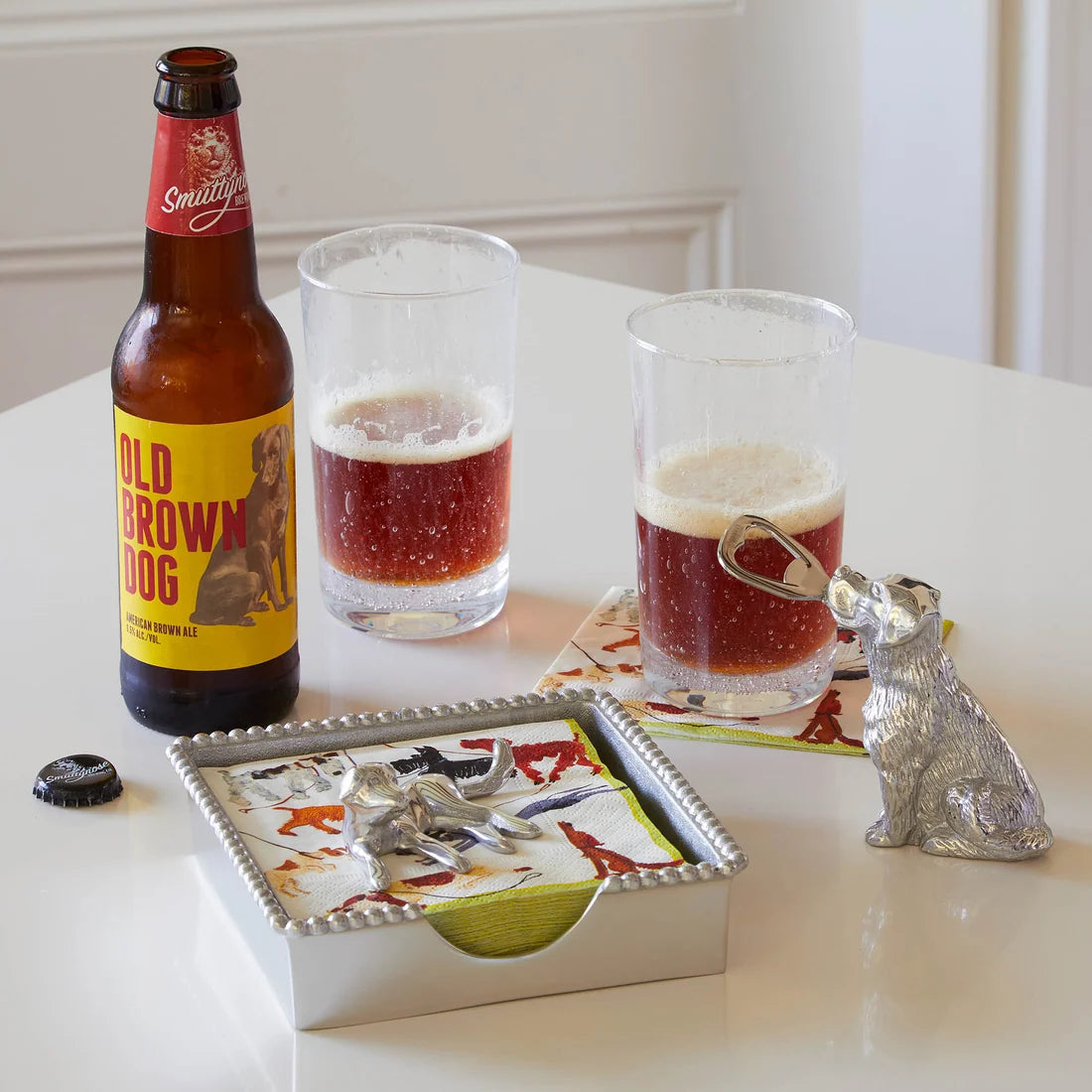 Mariposa Sitting Lab Bottle Opener