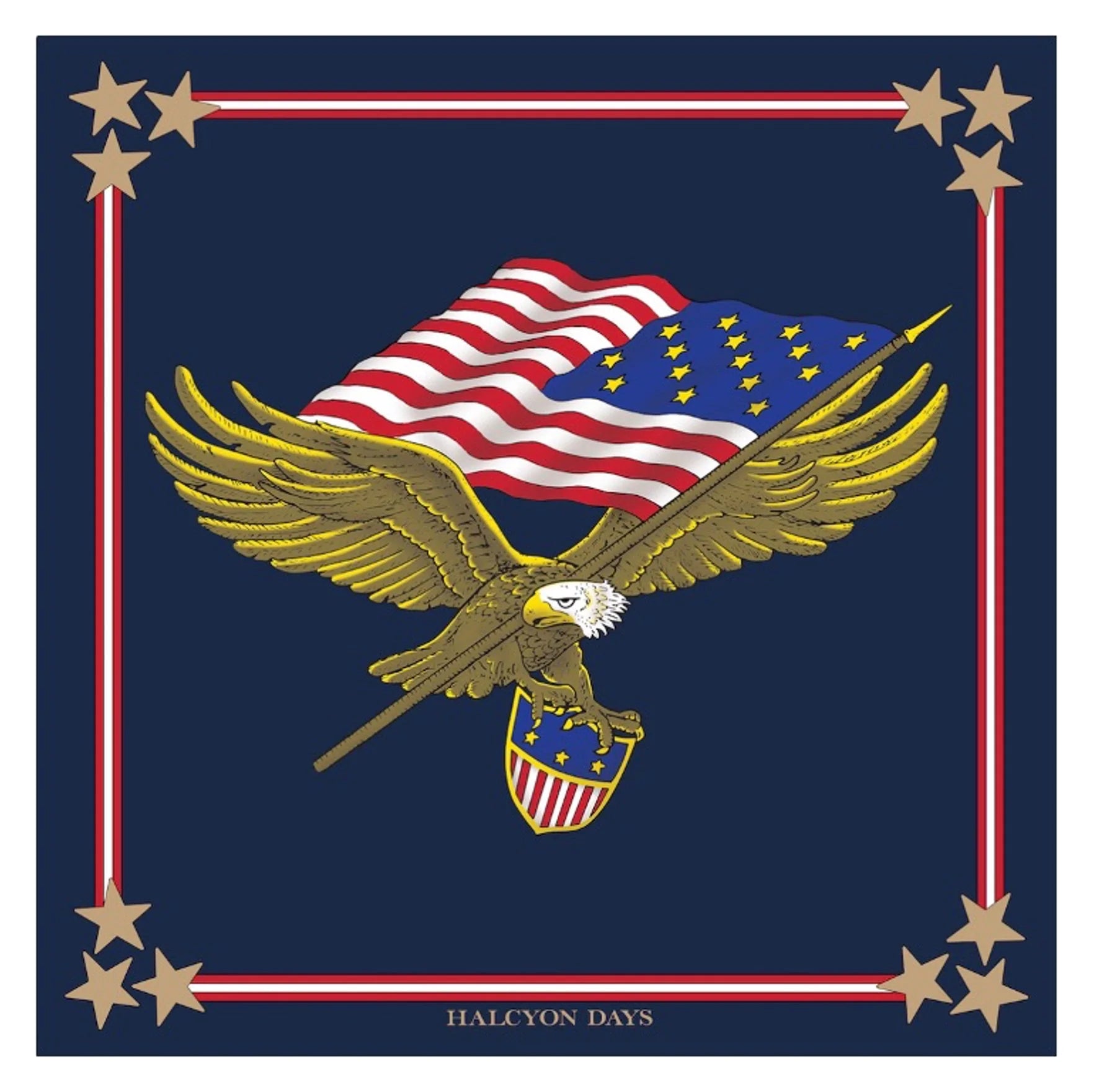 Star Spangled Banner Square Trinket Tray - Thumbnail 2