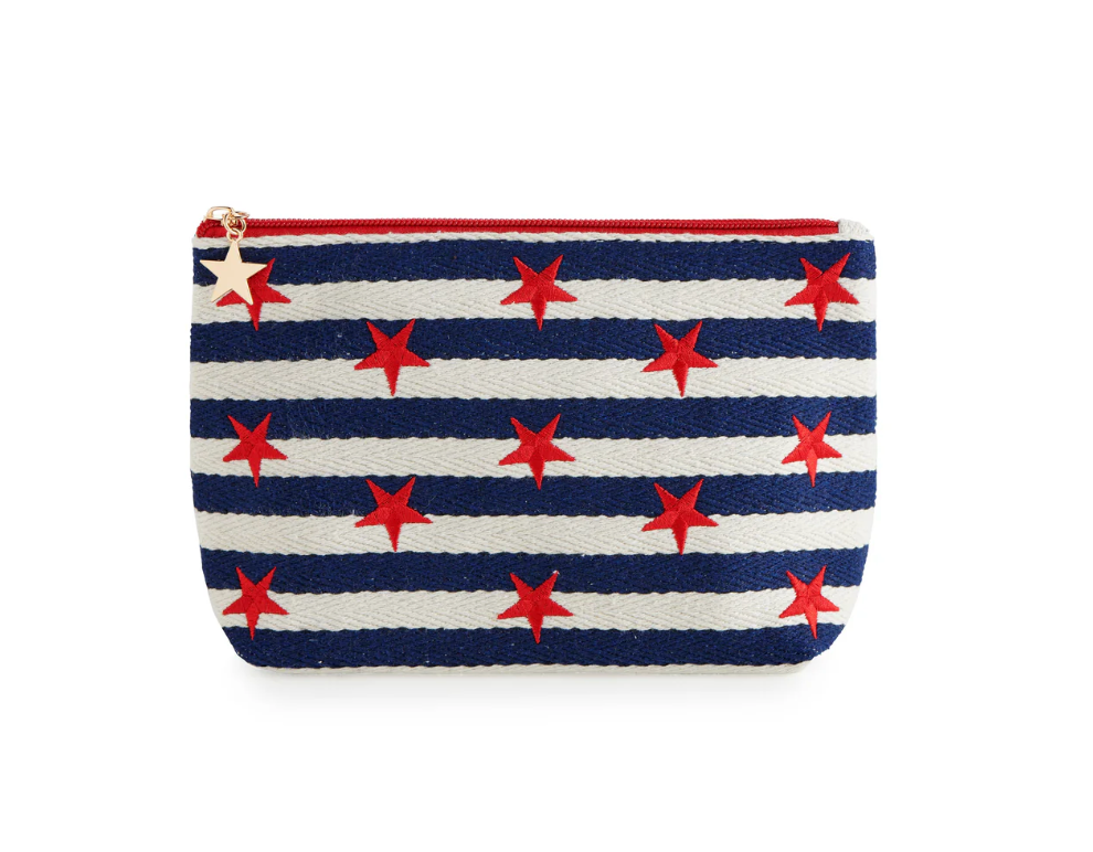 Shiraleah Morgan Stars Large Zip Pouch - Thumbnail 4