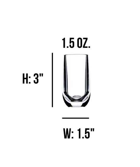 Mirage 1.5 oz Shot Glass