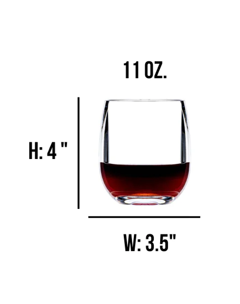 Oasis 11 oz Burgundy Wine Glass