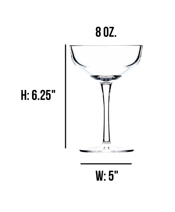 Revel 8 oz Coupe Glass - Thumbnail 5