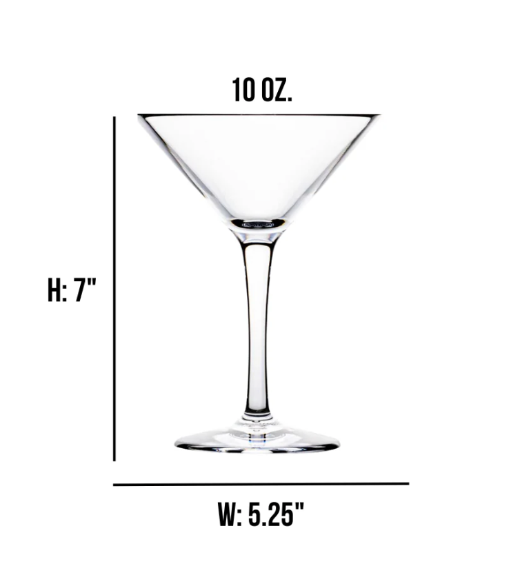 Revel 10 oz Martini Glass