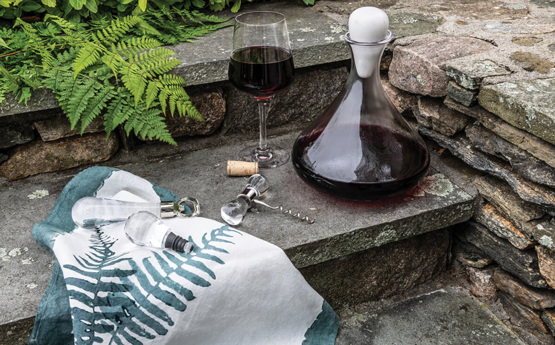 Vintner Wine Decanter with Marble Stopper - Thumbnail 5
