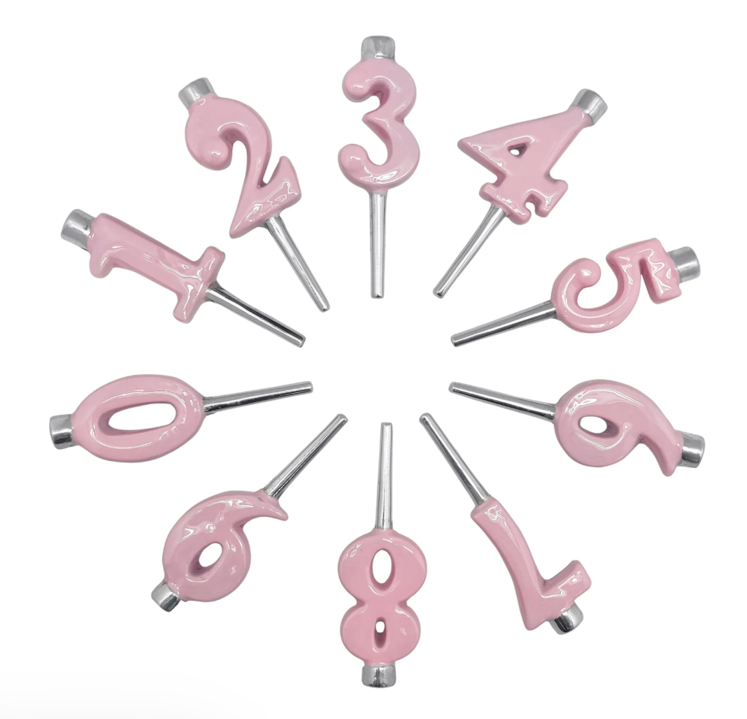 Candle Number Holder Set