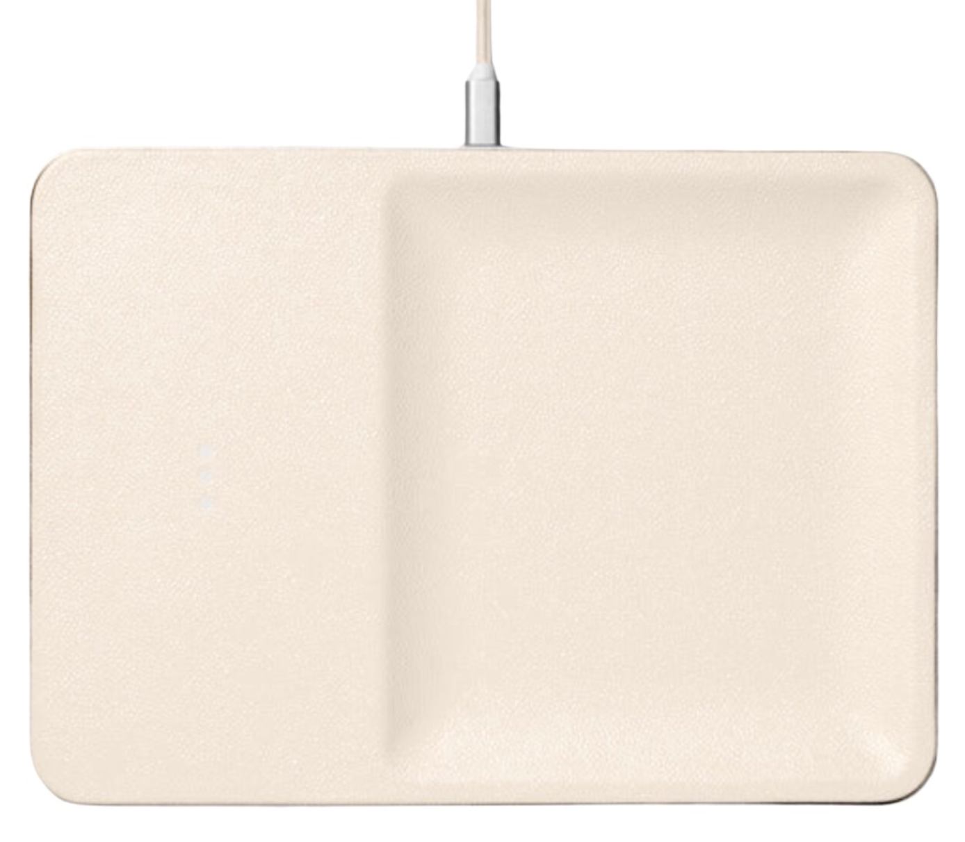 Leather Single-Device Charging Tray - Thumbnail 4