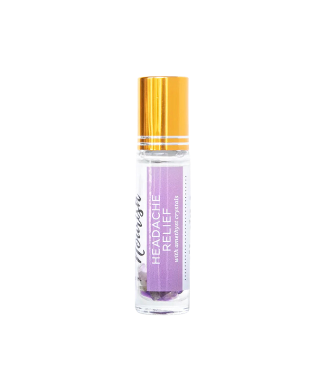 Headache Relief Roller Blend with Amethyst Crystals