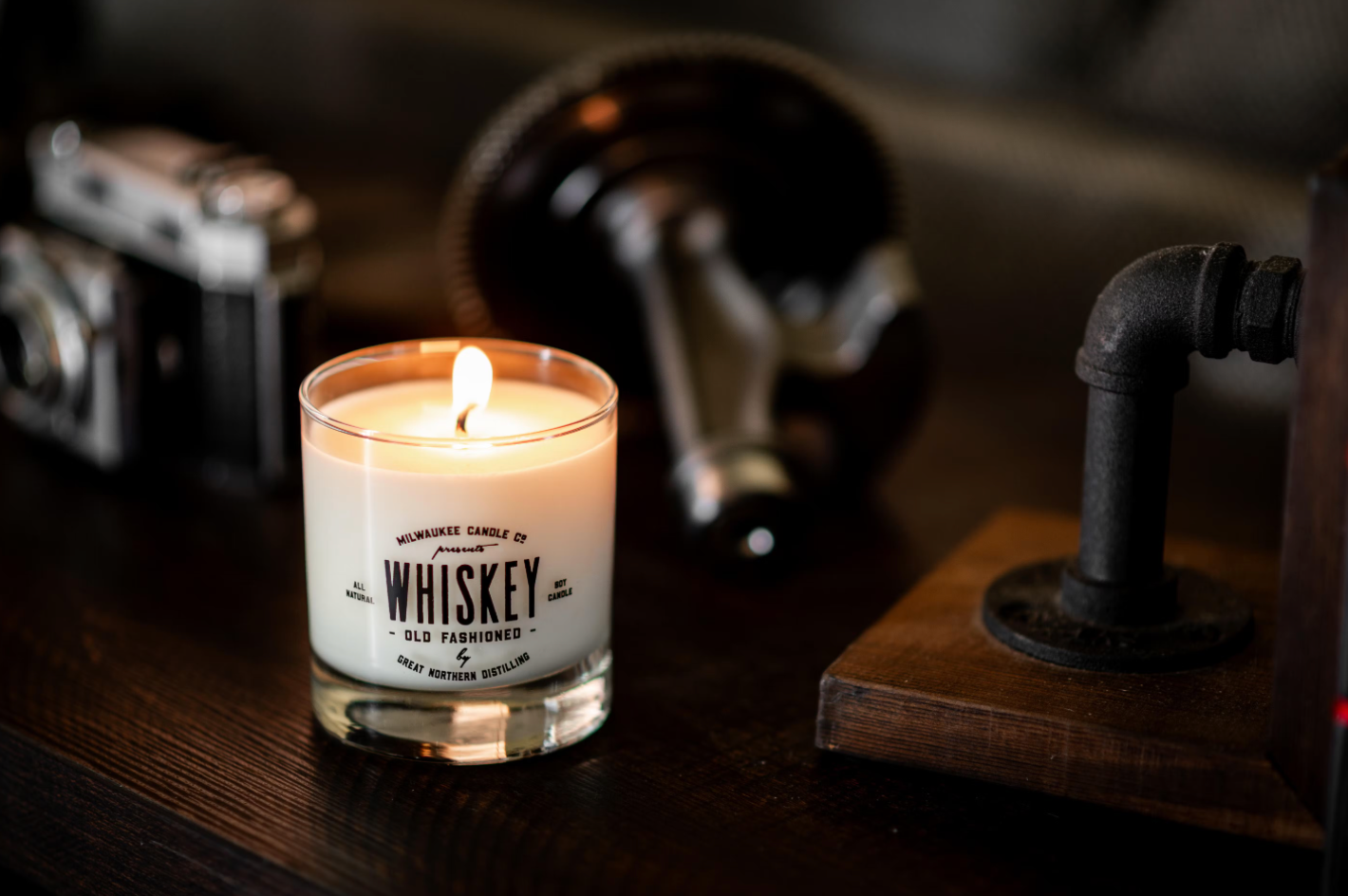 Whiskey Old Fashioned Candle- 8 oz