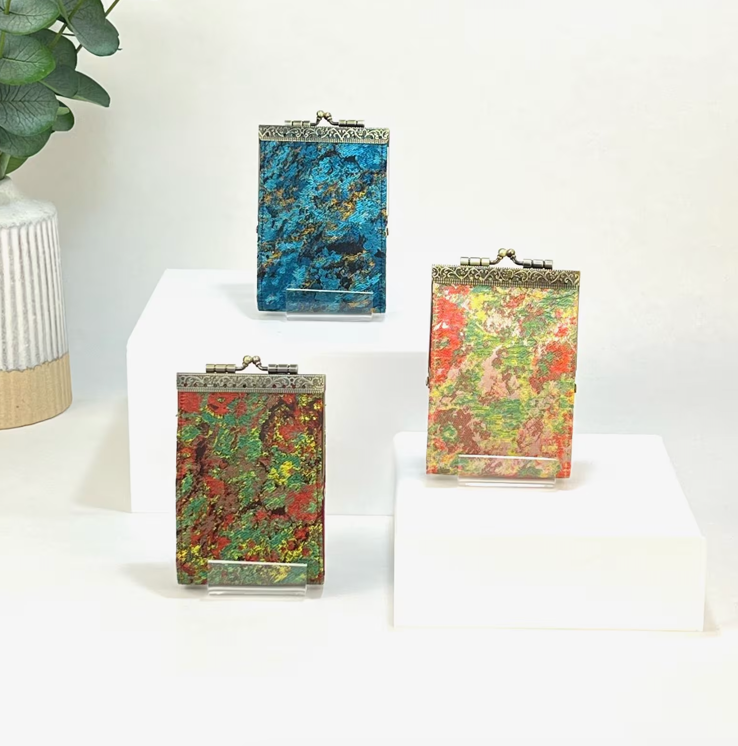 Abstract Pattern, Brocade Card Holder with RFID