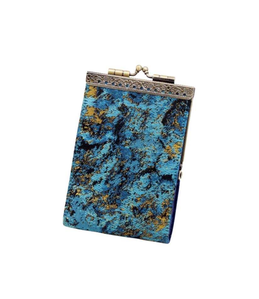 Abstract Pattern, Brocade Card Holder with RFID