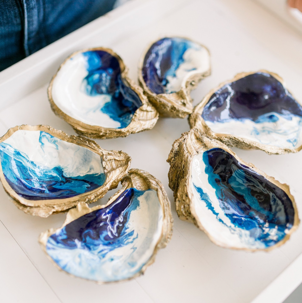 Ocean Gilded Oyster Jewelry Dish