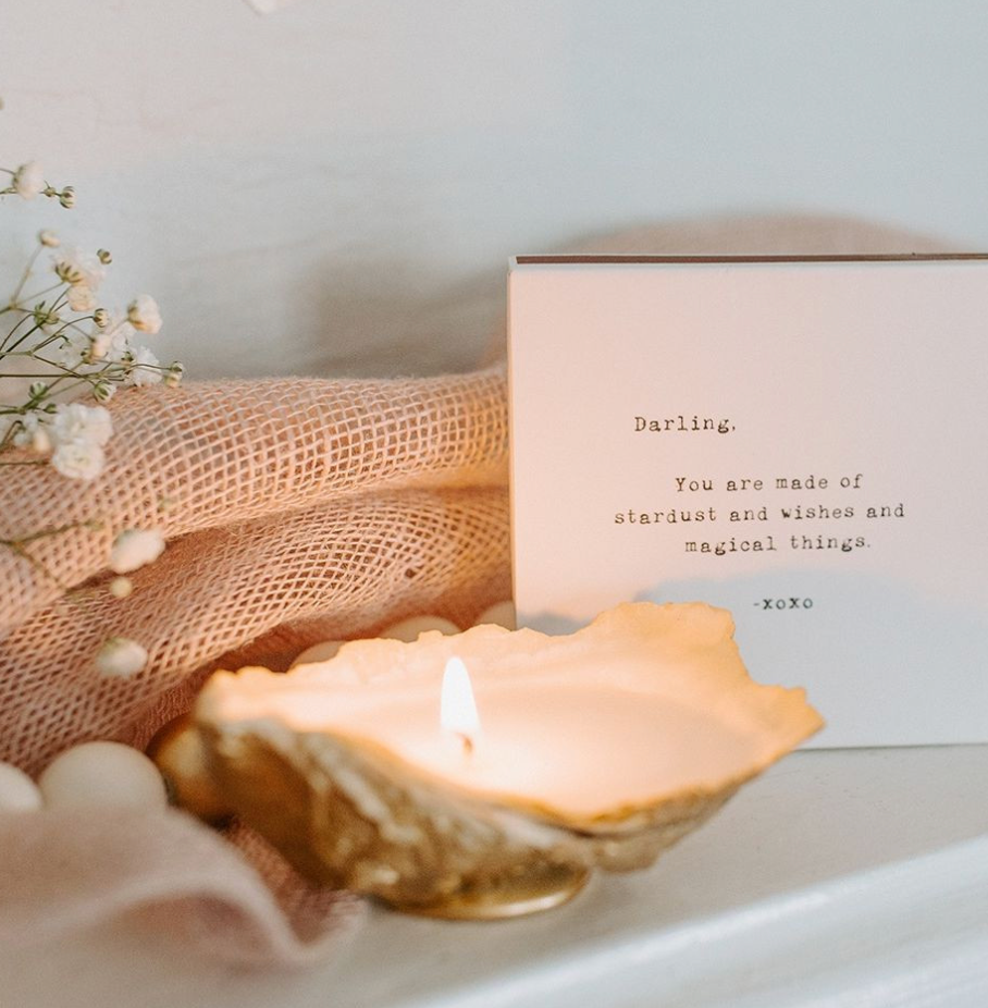 Oyster Shell Candle - Thumbnail 3