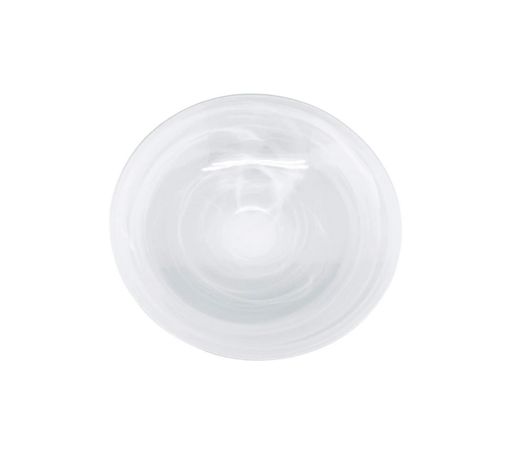 Alabaster White Serving Bowl