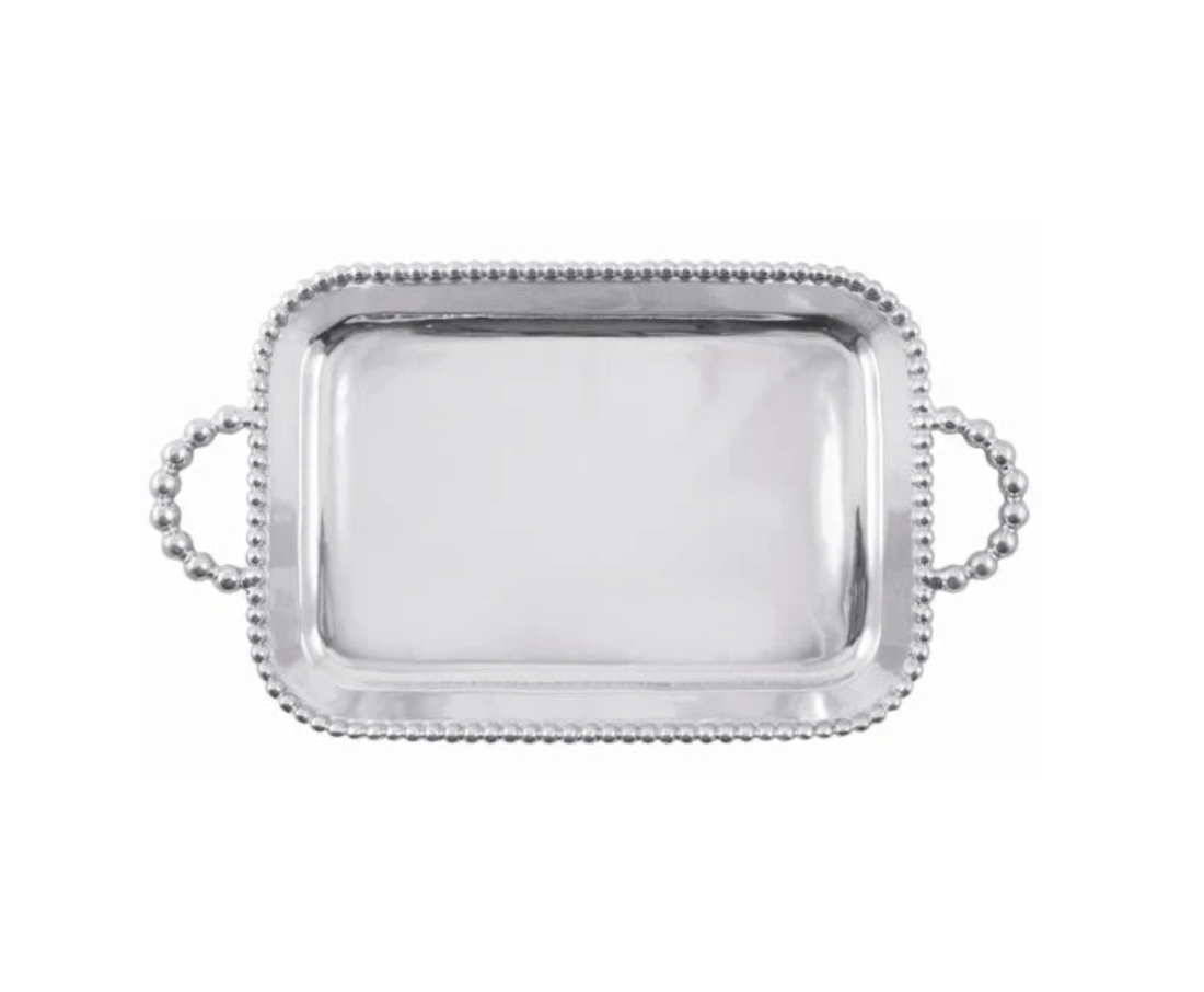 Pearled Engravable Service Tray - Thumbnail 4