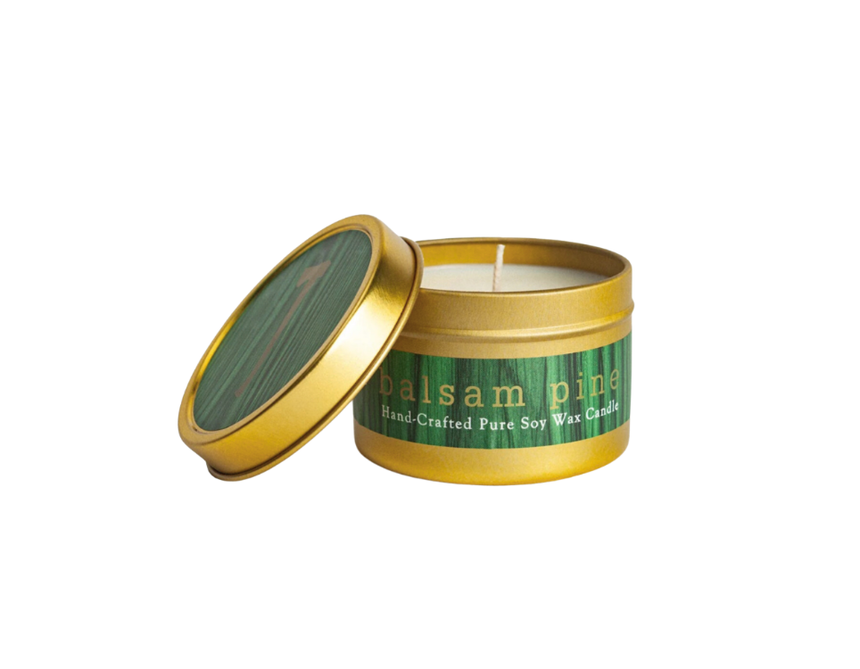 4 oz Wood Aromatics Tin Candle - Thumbnail 2