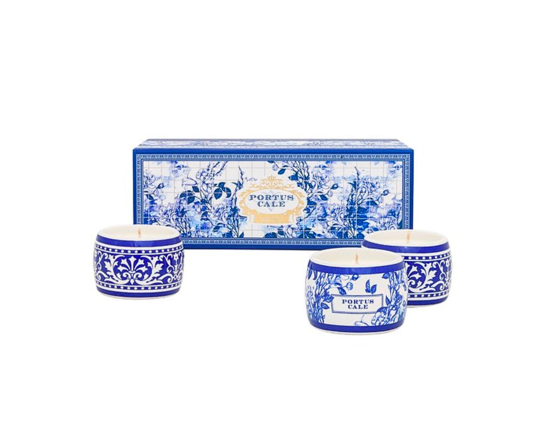 Gold & Blue Aromatic Tealight Candle Set - Thumbnail 3