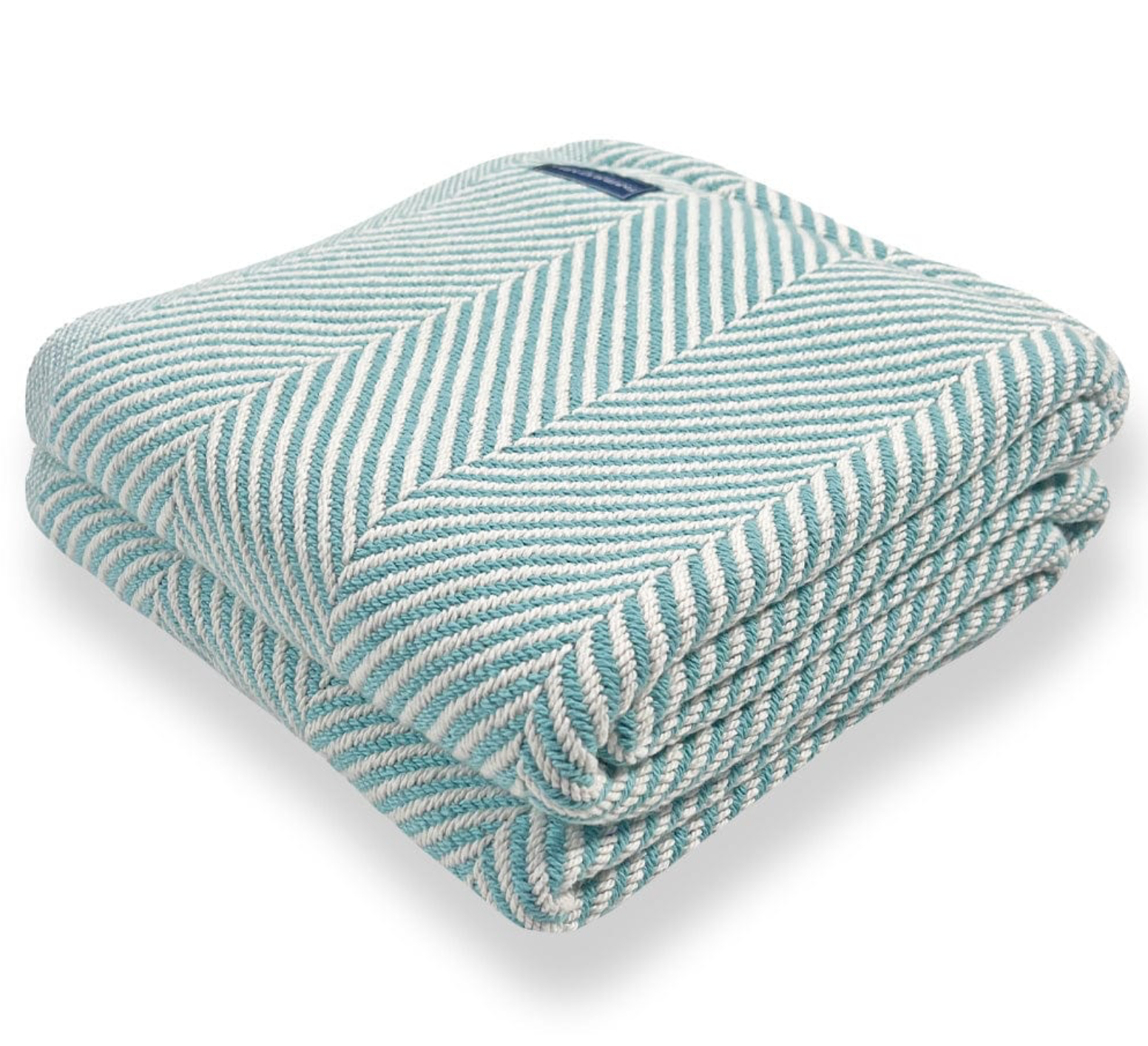 Monhegan Cotton Throw Without Fringe Blanket